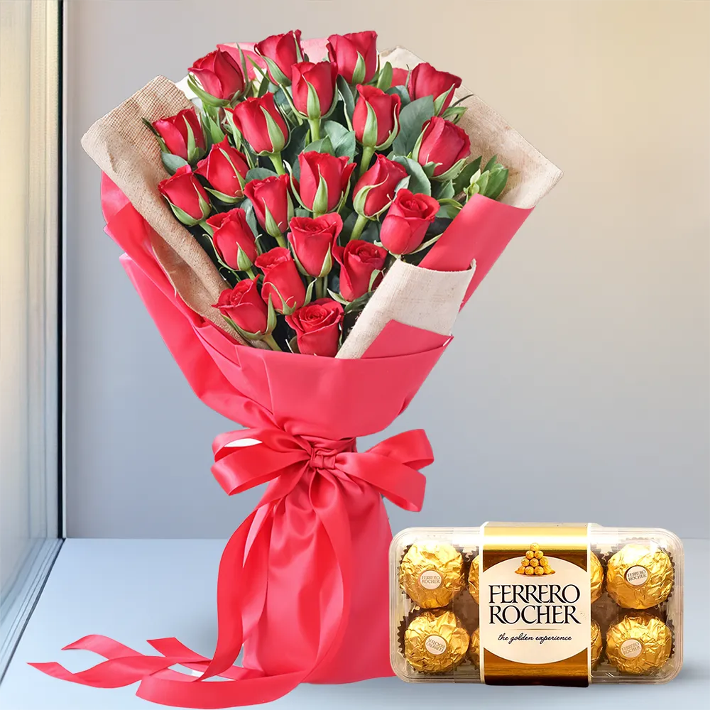 Flowers With Chocolate