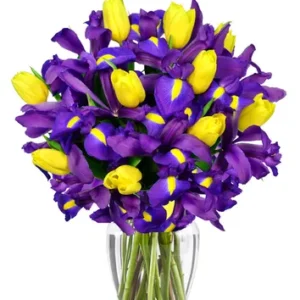 Flowers With Clear Vase