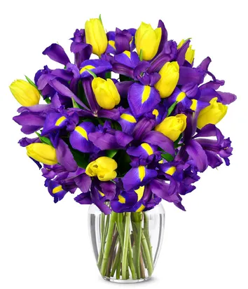 Flowers With Clear Vase